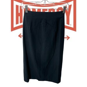 Elegant Black Pencil Skirt by